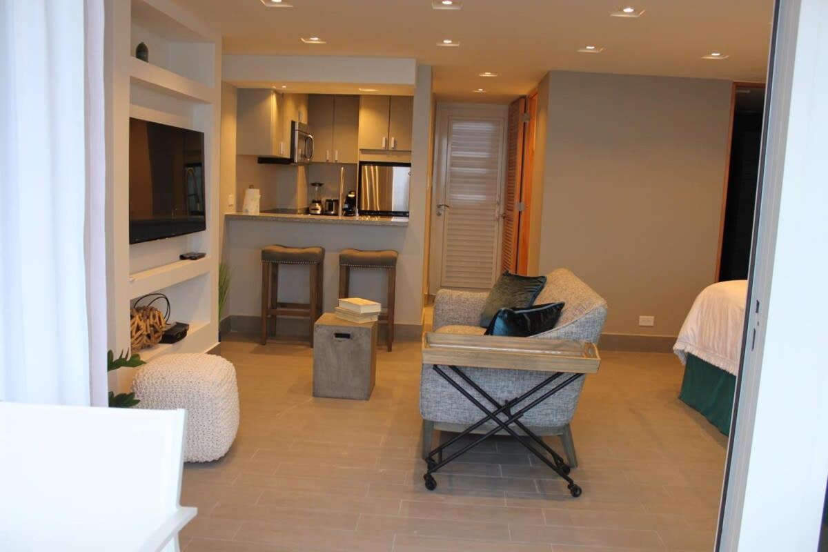 Enchanted 17 Jewel Beachfront Luquillo -Pool 외부 사진